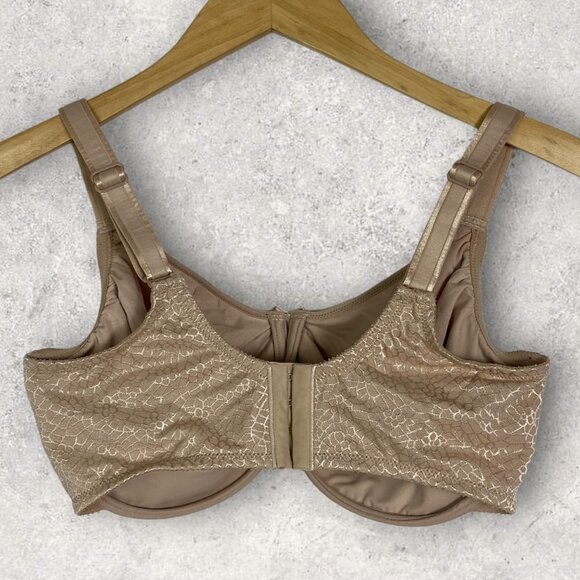 NEW Chantelle C Magnifique Underwire Minimizer Bra Tan Beige Size 36 H Nude NWOT - Picture 5 of 12